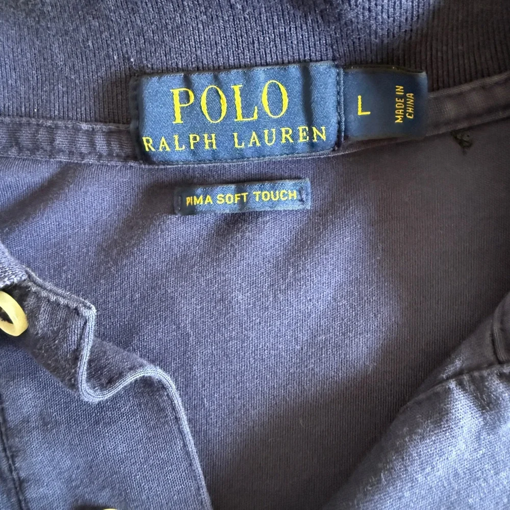 Ralph Lauren Men’s Polo Shirt in Navy with Embroidered Pony